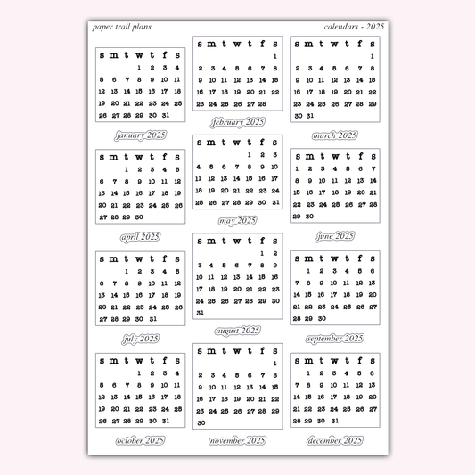 Foiled Calendars - 2025