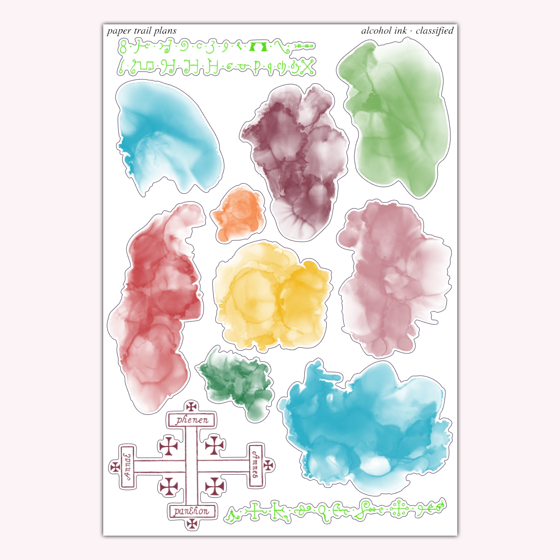 Classified - Alcohol Ink