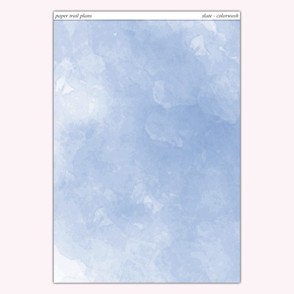 Full Sheet Colorwashes - Summer '26 Palette