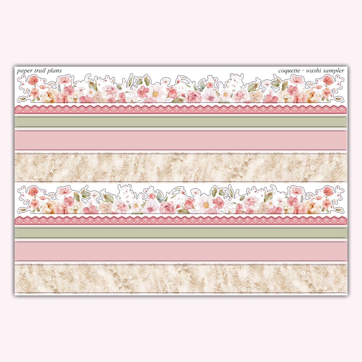 Coquette Washi Sampler