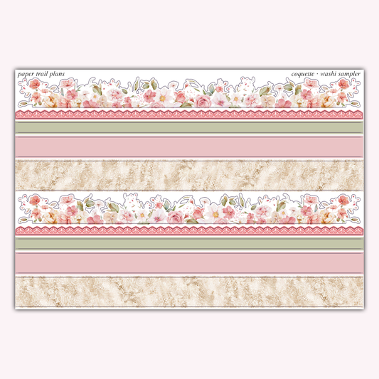 Coquette Washi Sampler