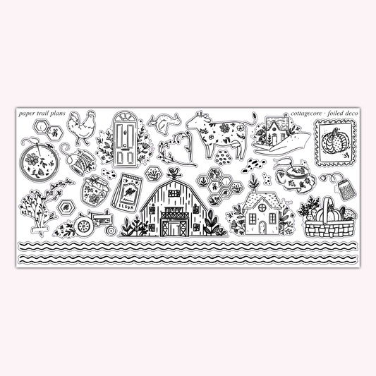 Cottagecore - Foiled Deco