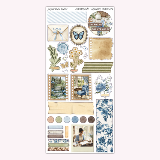 Countryside - Layering Ephemera
