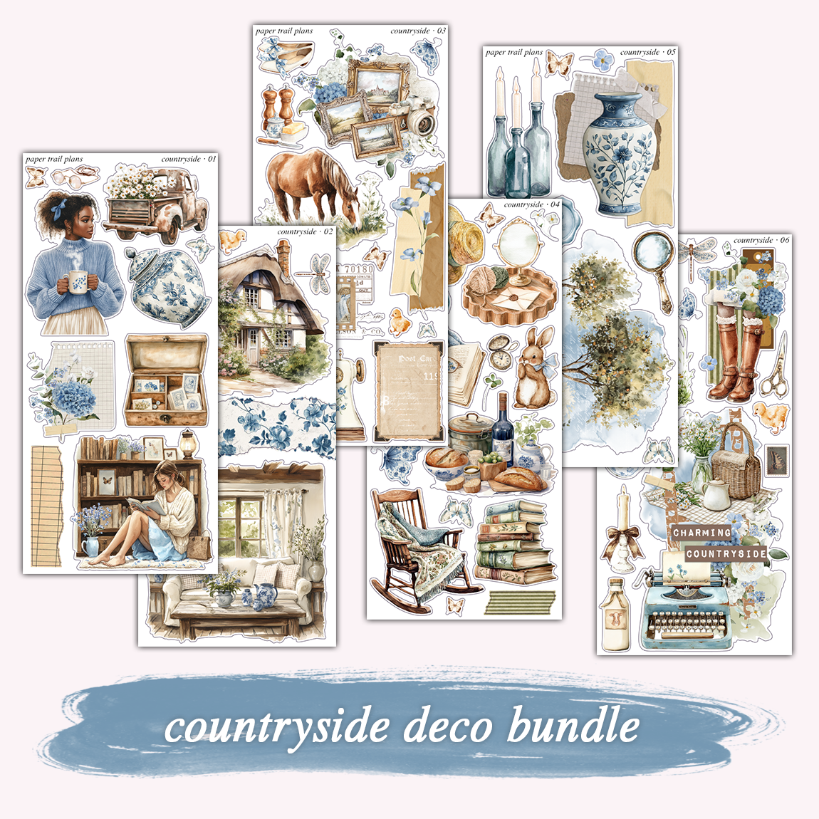 Journaling Collection Countryside Journaling Collection – Paper Trail Plans
