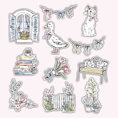 Countryside Die Cut Sticker Set