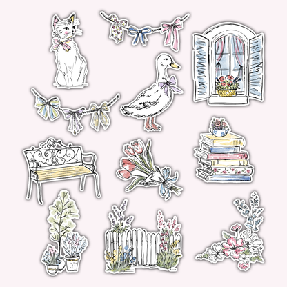 Countryside Die Cut Sticker Set