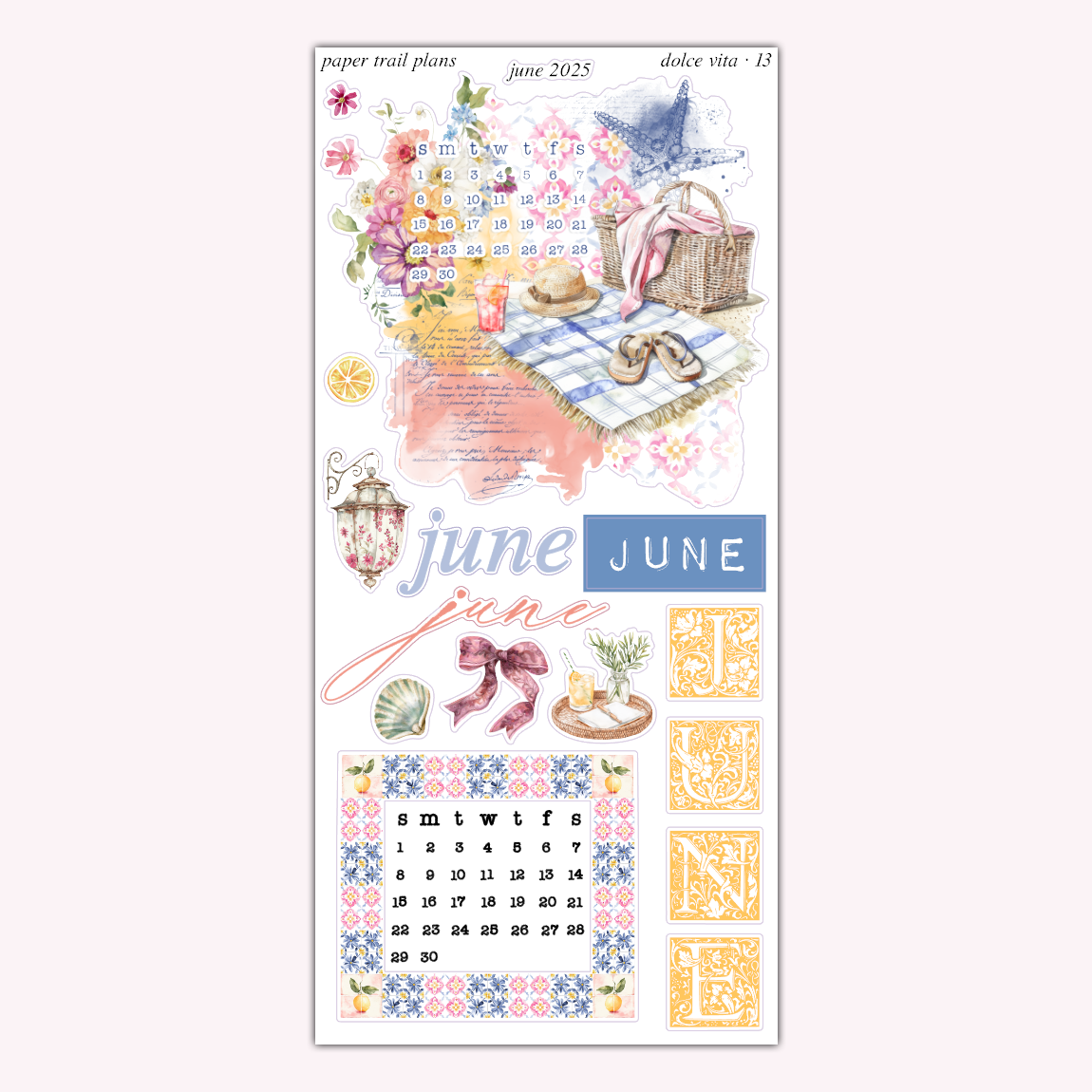 Dolce Vita Journaling Collection