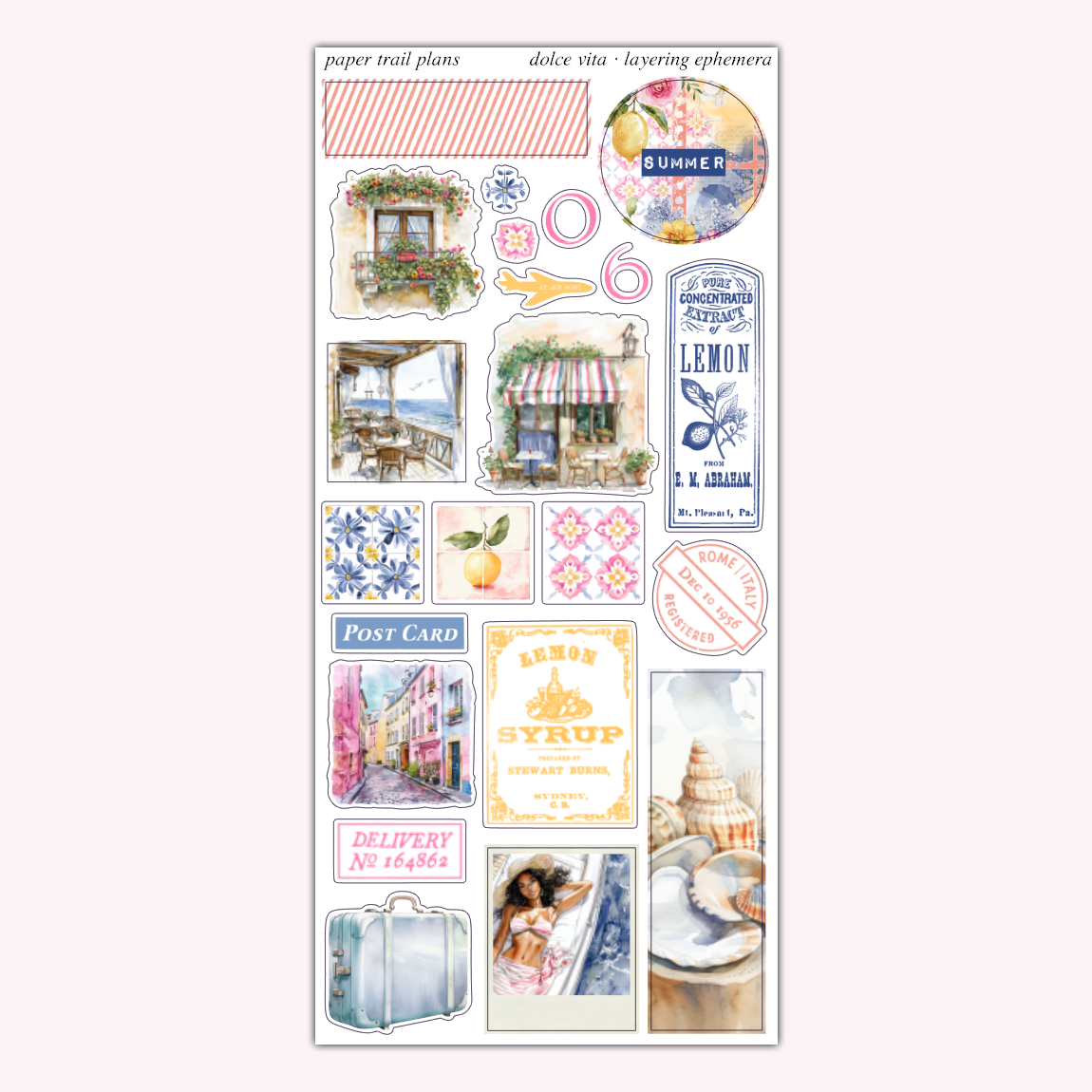 Dolce Vita - Layering Ephemera