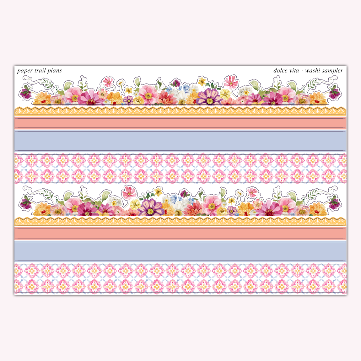 Dolce Vita - Washi Sampler