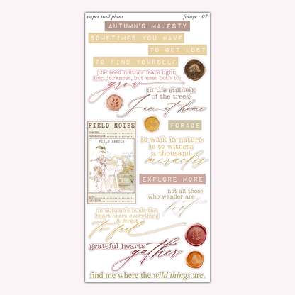 Forage Journaling Collection