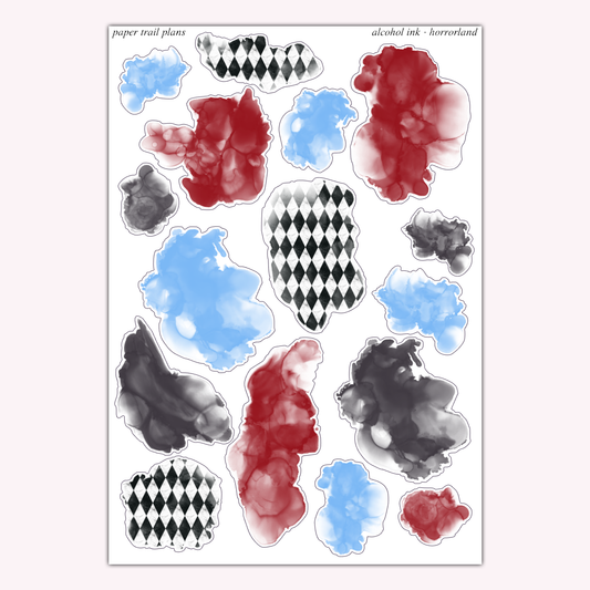 Horrorland - Alcohol Ink
