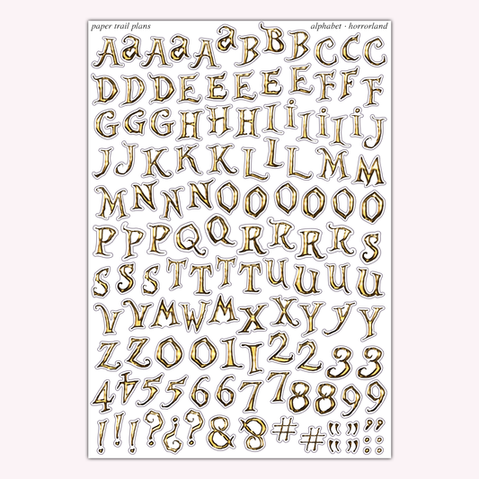 Horrorland - Alphabet