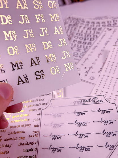 Oopsie Daisy - Scripts (Foiled)