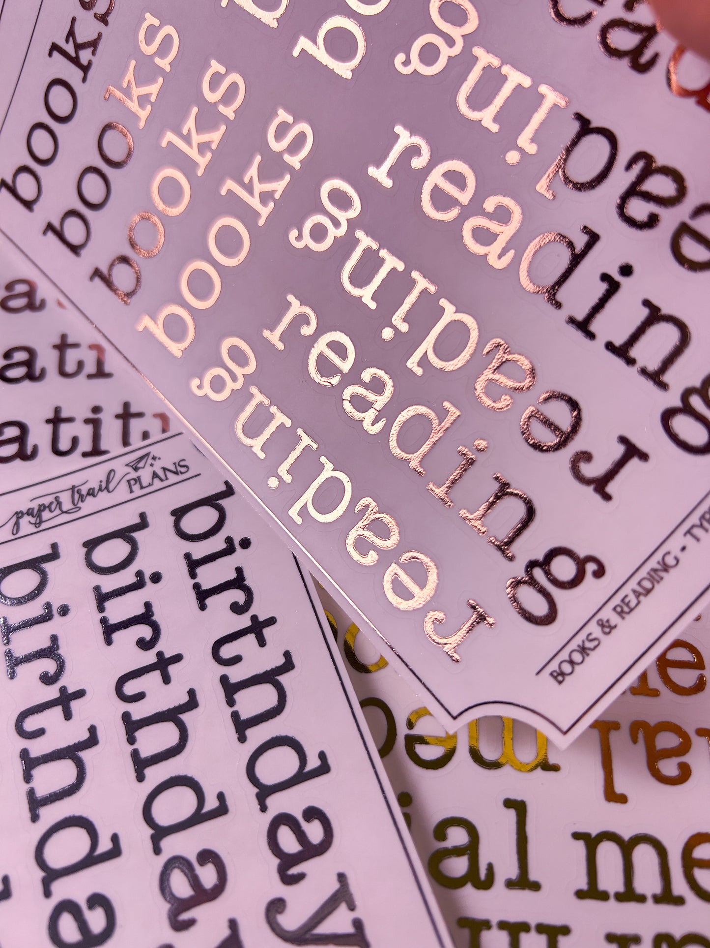 Oopsie Daisy - Journaling Labels (Foiled)