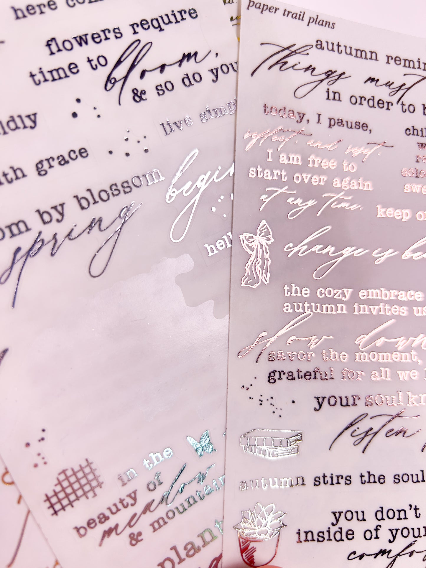 Oopsie Daisy - Quote Samplers (Foiled)