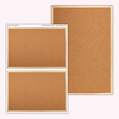 Journaling Deco - Cork Board