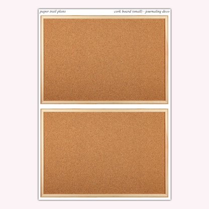 Journaling Deco - Cork Board