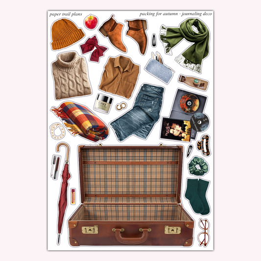 Journaling Deco - Packing For Autumn