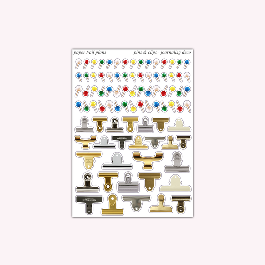 Journaling Deco - Pins & Clips