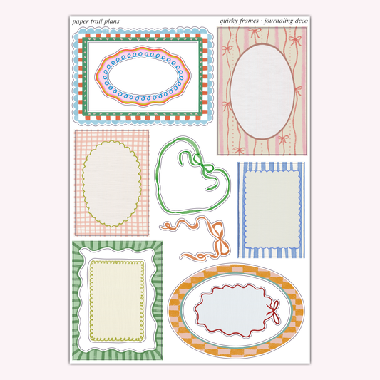 Journaling Deco - Quirky Frames
