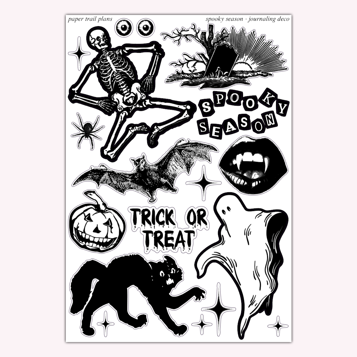 Journaling Deco - Spooky Season