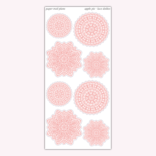 Lace Doilies - Autumn Palette