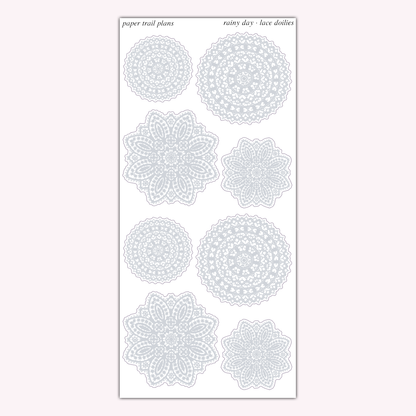 Lace Doilies - Autumn Palette