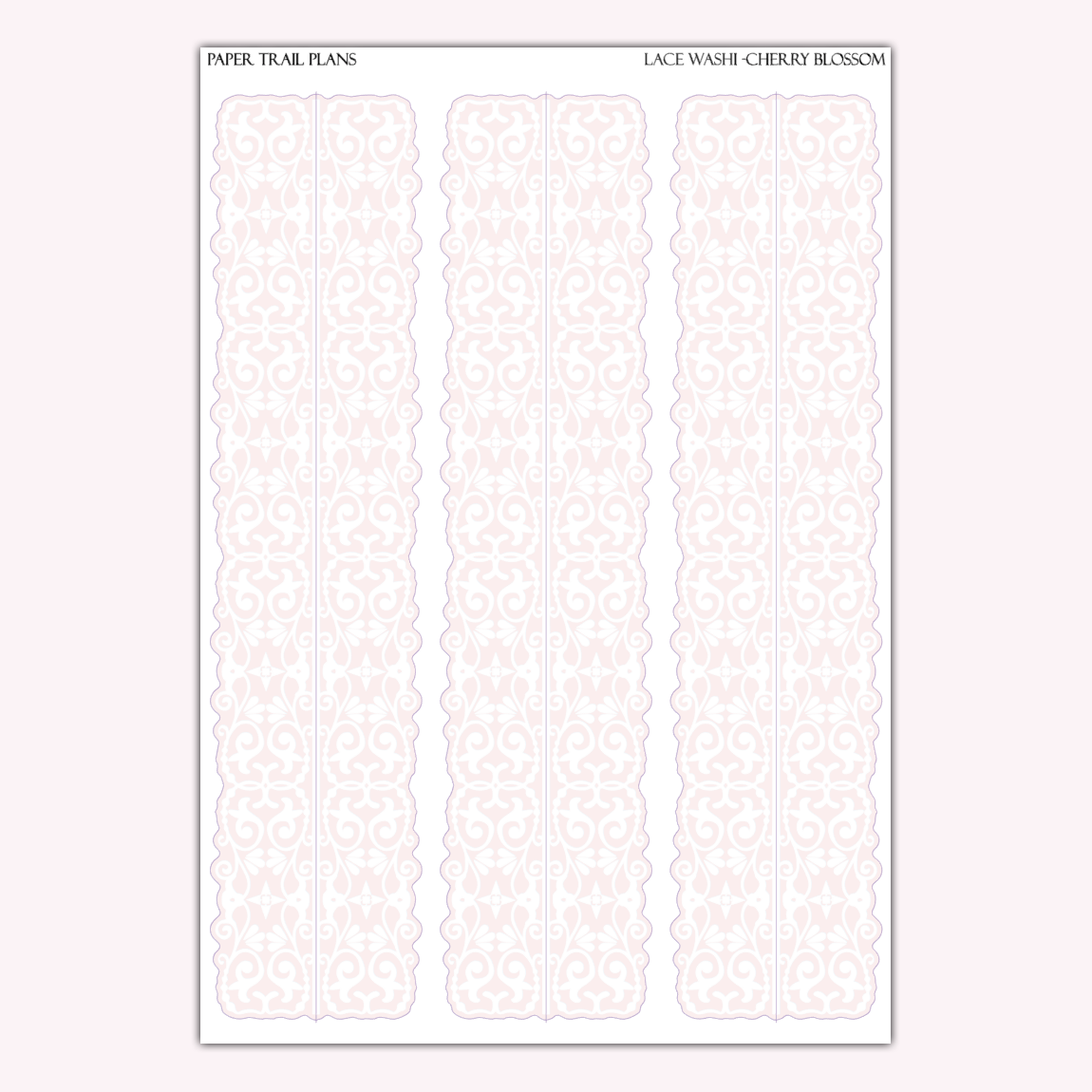 Lace Washi Samplers