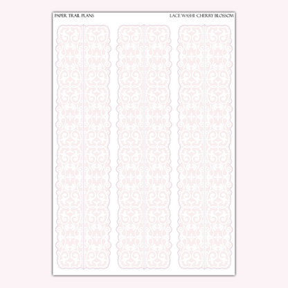 Lace Washi Samplers