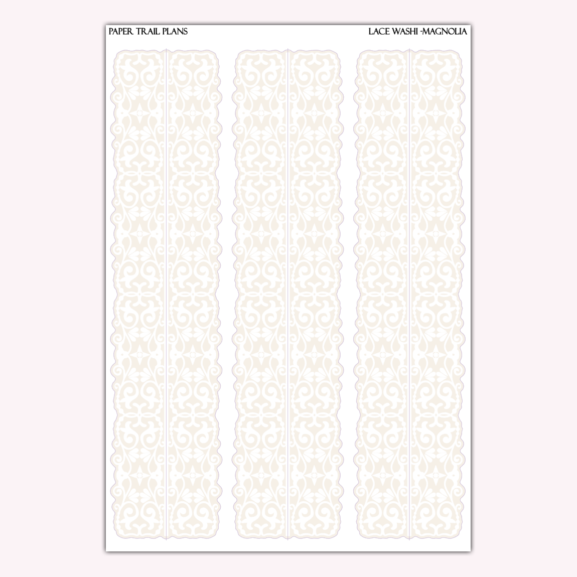 Lace Washi Samplers