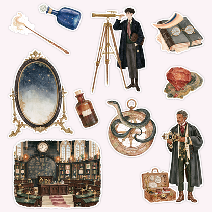 Magical Artifacts Die Cut Sticker Set