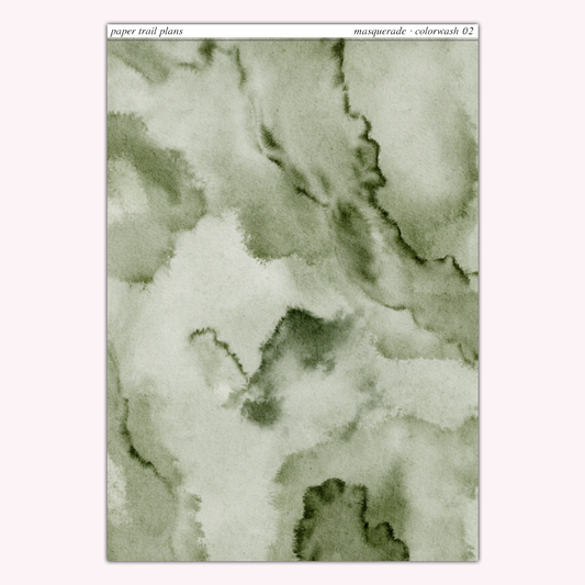 Masquerade - Full Sheet Colorwash 02