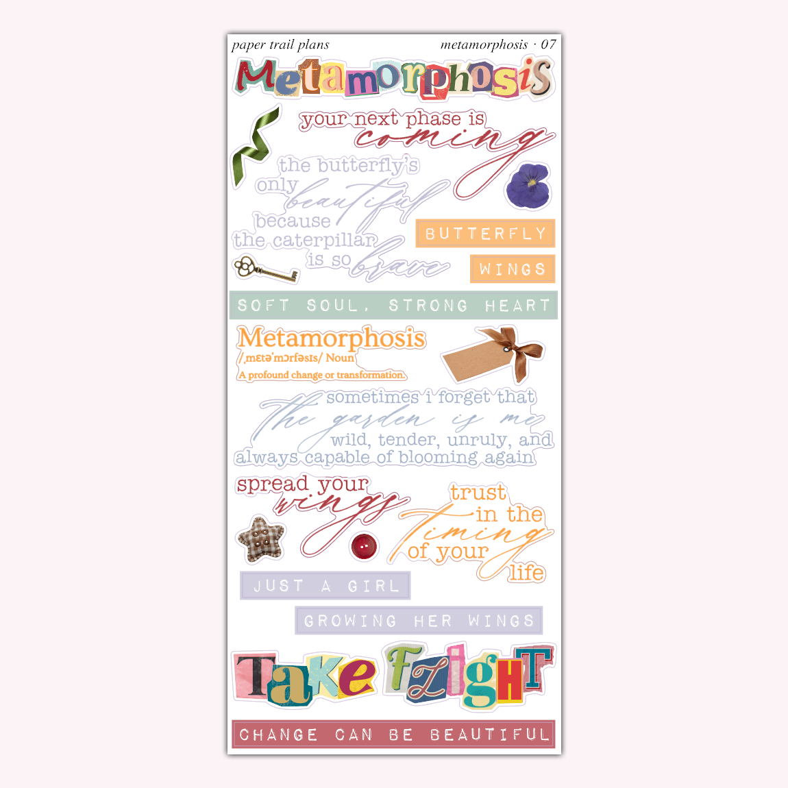 Metamorphosis Journaling Collection