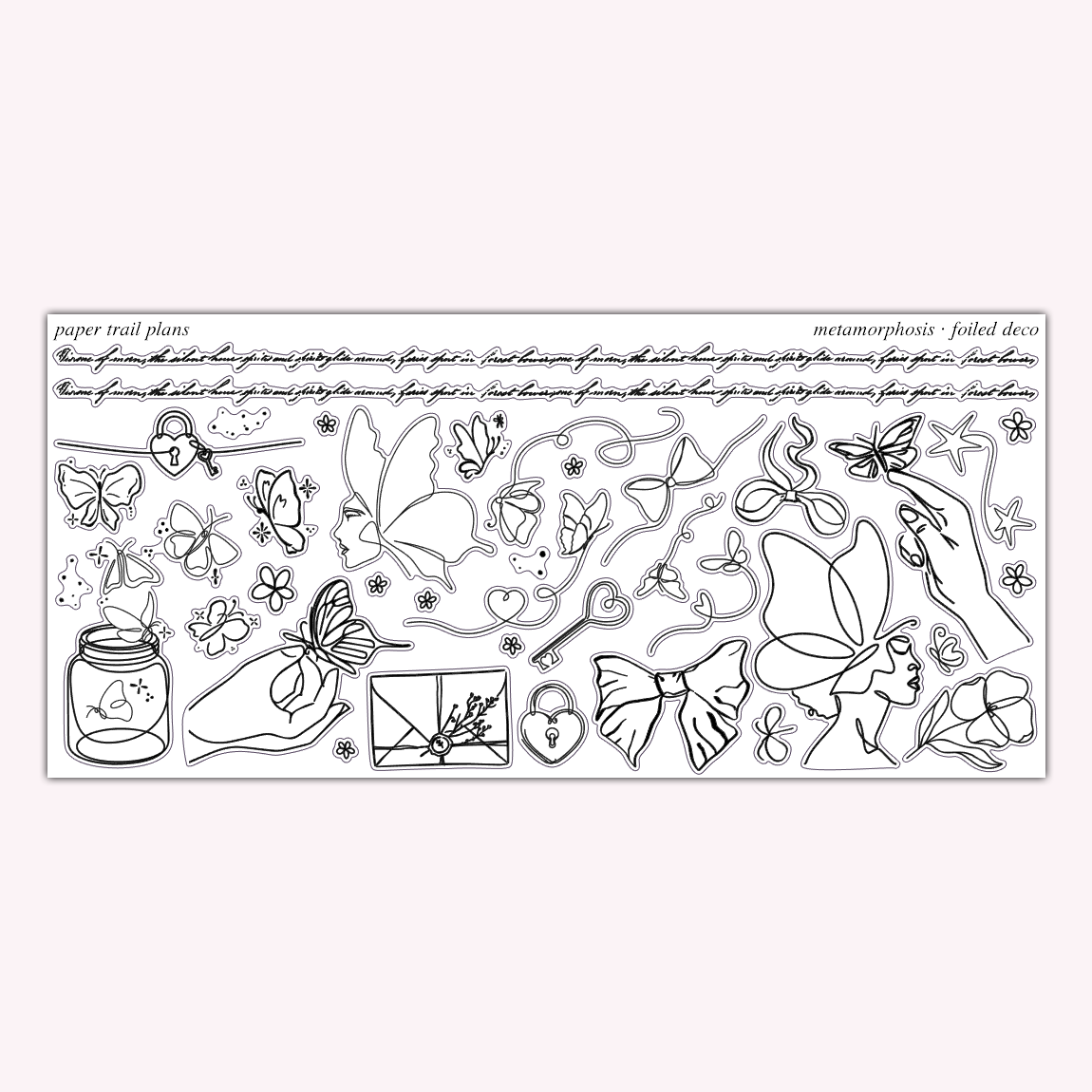 Metamorphosis - Foiled Deco