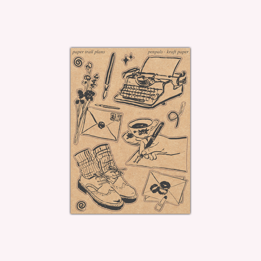 Pen Pals - Kraft Paper