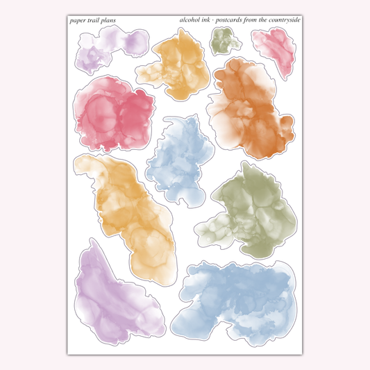 Postcards From The Countryside - Alcohol Ink