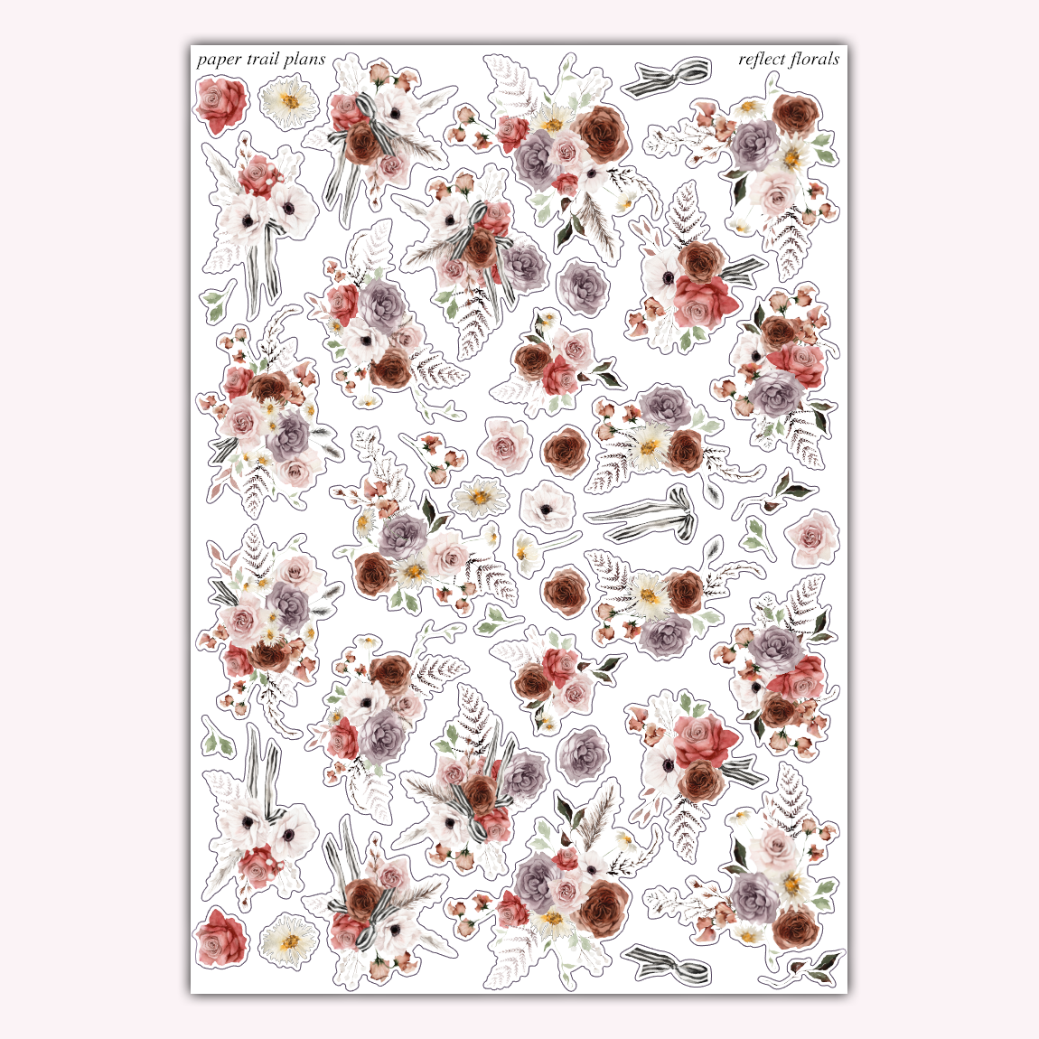 Reflect Floral Deco Sheet