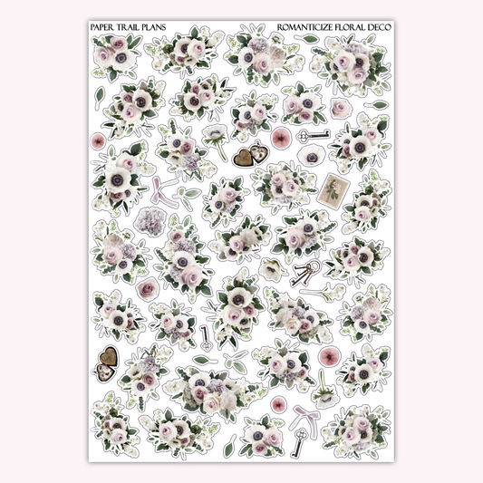Romanticize Floral Deco Sheet