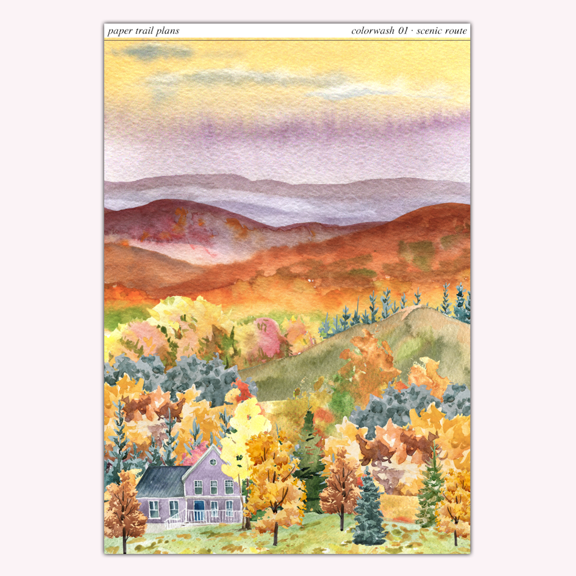 Scenic Route - Full Sheet Colorwash 01