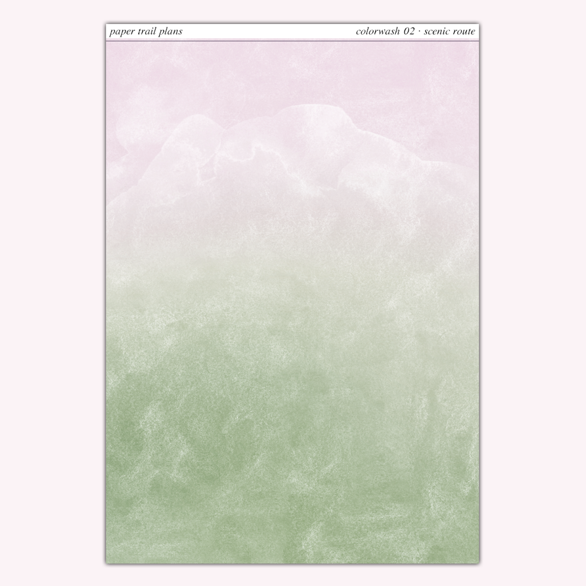 Scenic Route - Full Sheet Colorwash 02