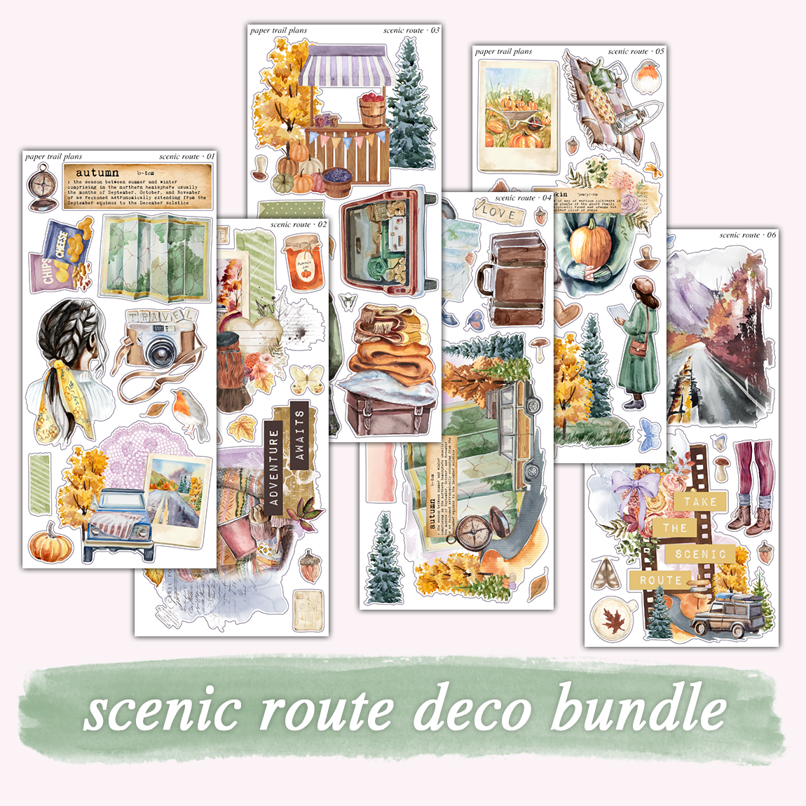 Scenic Route Journaling Collection