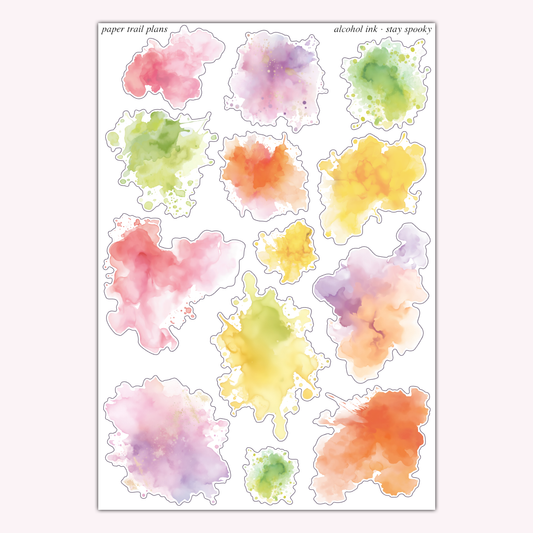 Stay Spooky - Alcohol Ink