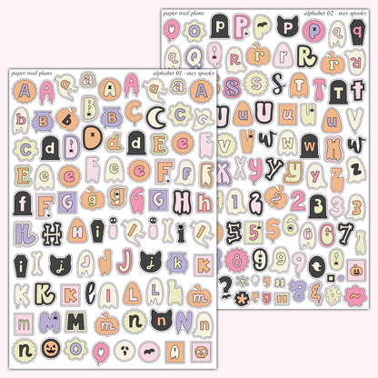 Stay Spooky - Alphabet
