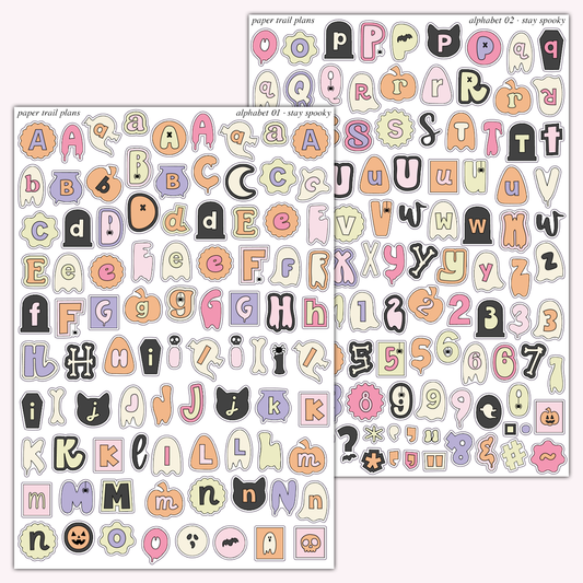 Stay Spooky - Alphabet