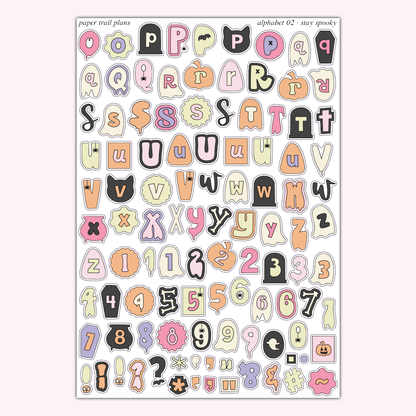 Stay Spooky - Alphabet