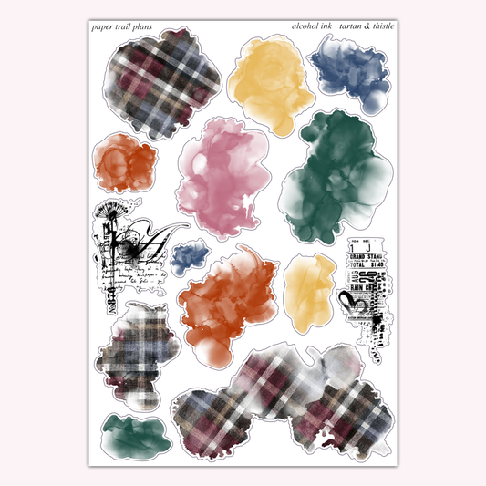 Tartan & Thistle - Alcohol Ink