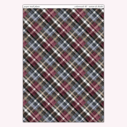 Tartan & Thistle - Colorwash 01