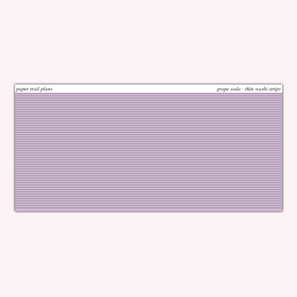 Thin Washi Strips - Summer '26 Palette
