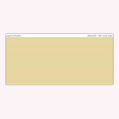 Thin Washi Strips - Summer '26 Palette