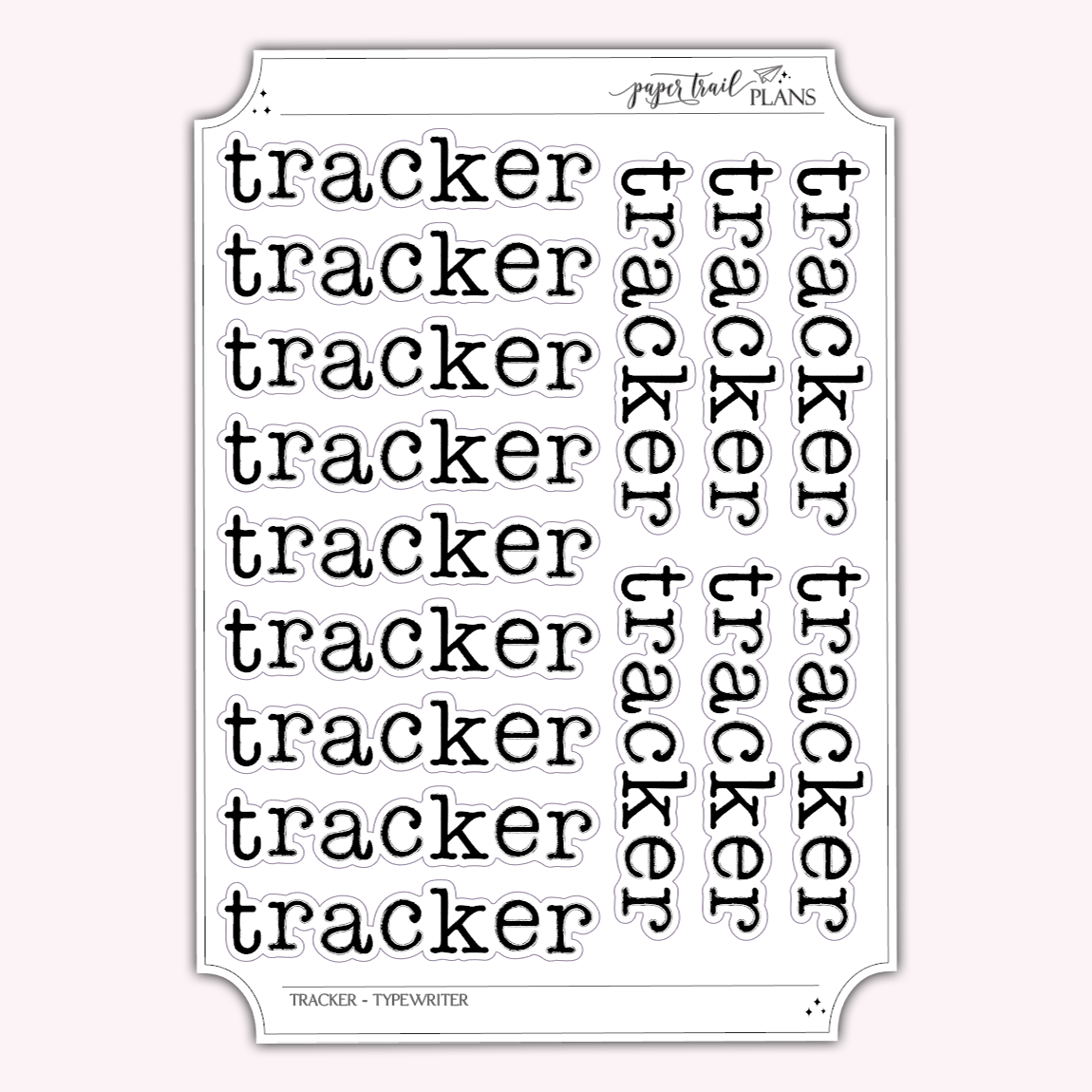 Tracker - Typewriter